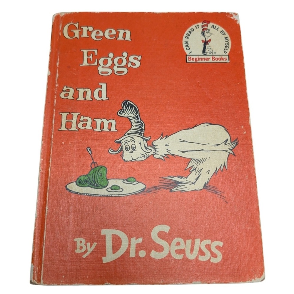 1960 Dr Seuss Green Eggs and Ham Hardcover I Can Read It All By Myself Beginner